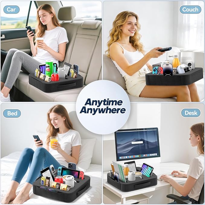 Couch Cup Holder Tray, Couch Caddy - Image 7