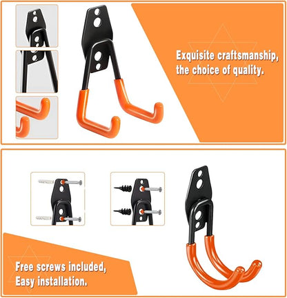 20 Pack Garage Storage Hooks Heavy Duty, Steel Bike Hook - Image 6