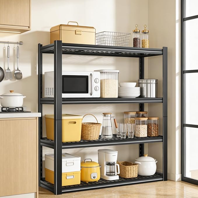 40W Garage Storage Shelves, 2200LBS Metal Storage Shelves, Adjustable Heavy - Image 9