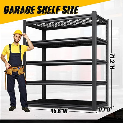 4-Pack Heavy Duty Garage Shelving - Image 2