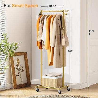 MISSLO Small Clothes Racks for Hanging Clothes Clothing Rack - Image 2