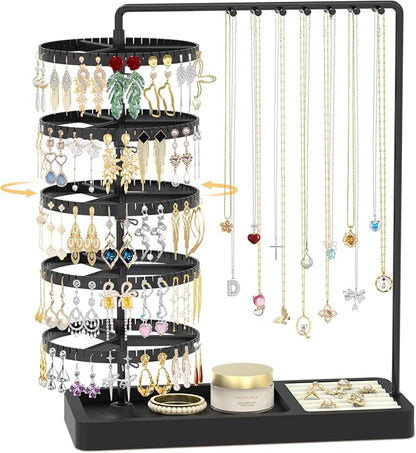 EsLuker.ly Earring Holder Organizer Necklace Display Stand Jewelry Storage | by EsLukerly