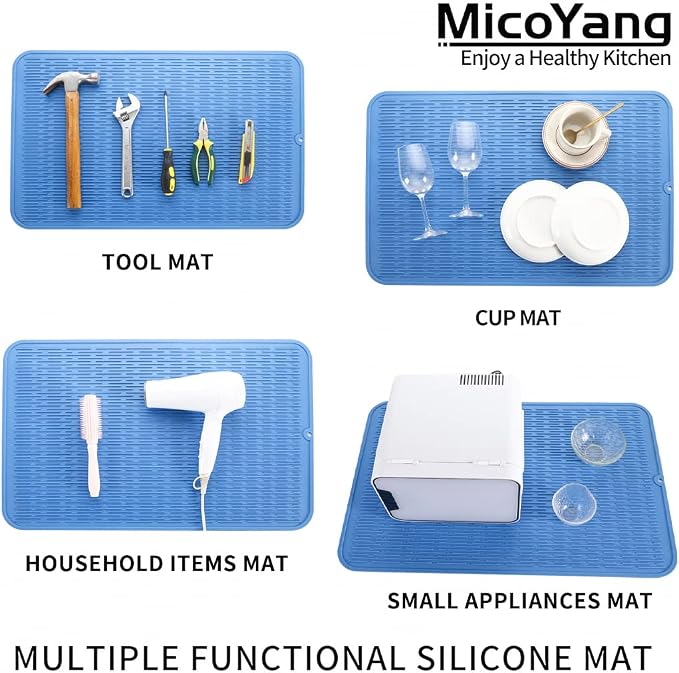 Silicone Dish Drying Mat for Multiple Usage, Easy clean, Eco-friendly, - Image 4