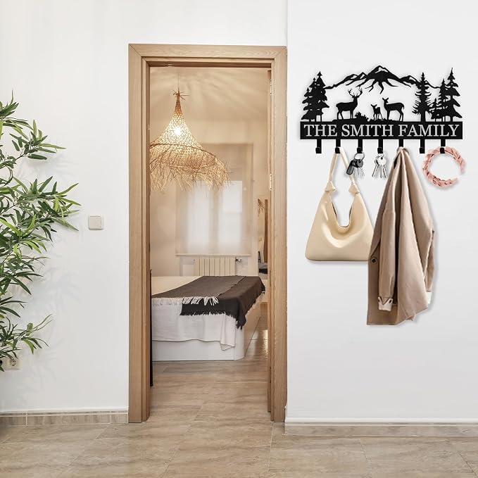 Personalized Key Holder for Wall - Image 2