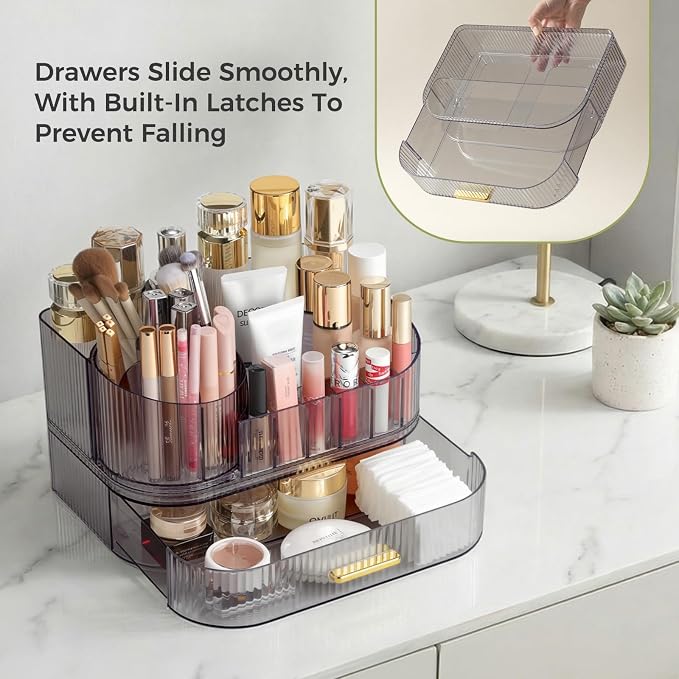 Delamu Makeup Organizer for Vanity - Image 6