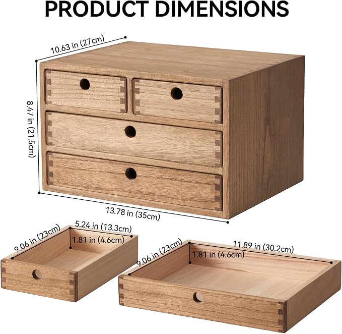 KIRIGEN Wood Desk Organizer - Image 3