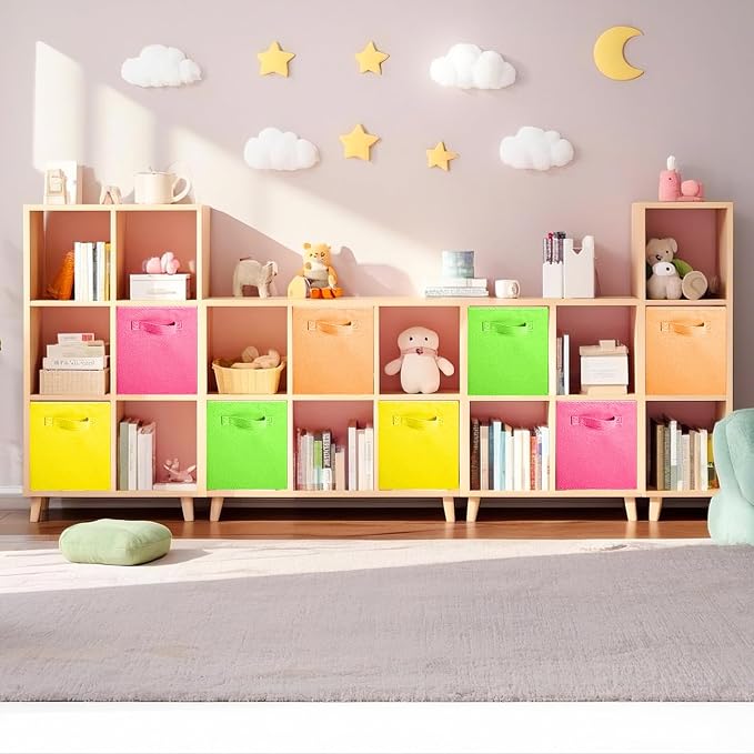 ShellKingdom Storage Bins, Foldable Fabric Storage Cubes And Cloth Storage - Image 2