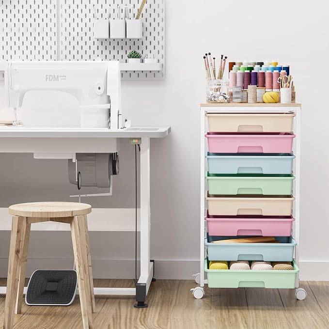 Rolling Storage Cart, Rainbow Cart - Image 2