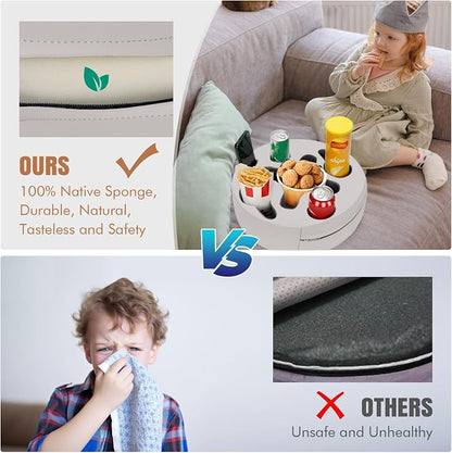 INNO STAGE Couch Cup Holder Pillow- -Sofa Cup Holder | Couch Caddy Drinks - Image 5
