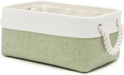 11.8x7.9x5.2 Inch Fabric Small Storage Bins by VQRTEXAStorageBasket