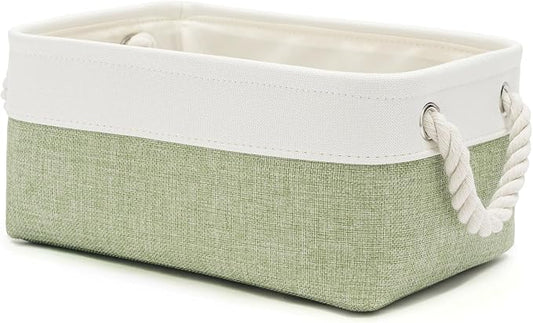 11.8x7.9x5.2 Inch Fabric Small Storage Bins by VQRTEXAStorageBasket