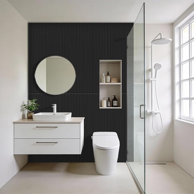 RITOLLO 8-Pack PVC Slat Wall Panels - Image 4