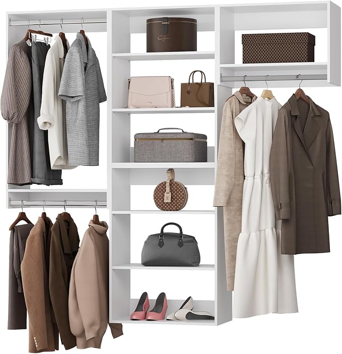 ROOMTEC Modular Closet System, Modern Wooden Tower by ROOMTEC