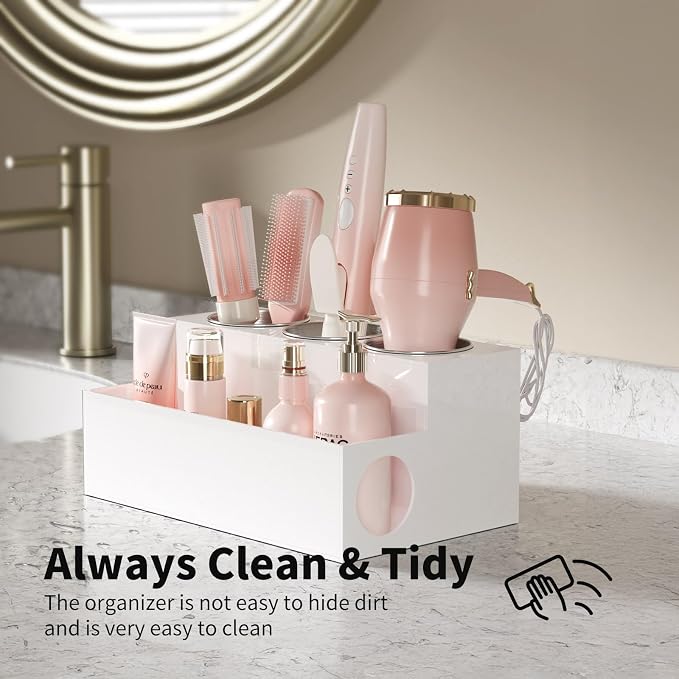 NIUBEE Acrylic Hair Styling Tool Organizer and Holder - Image 7