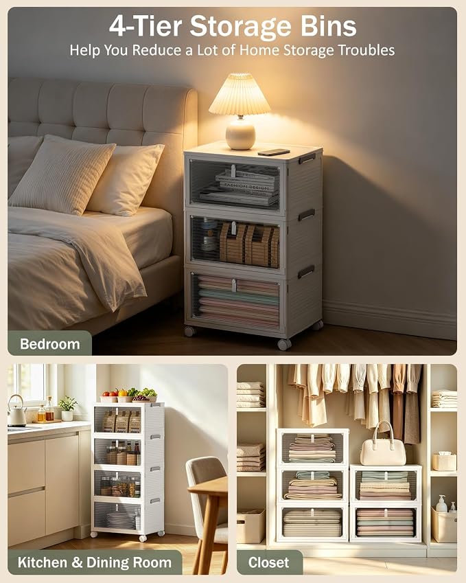 23QT Stackable Storage Bins - Image 7