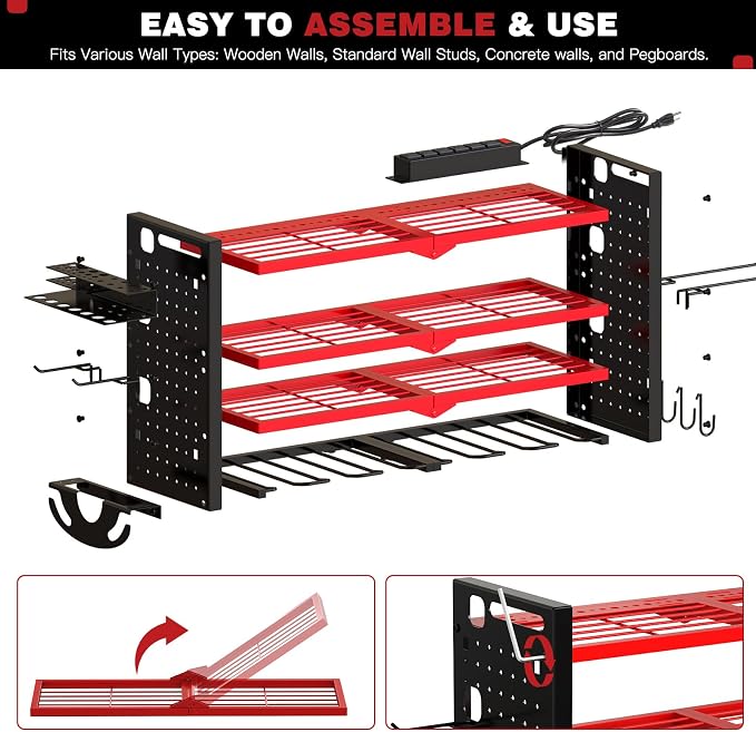 Power Tool Organizer Wall Mount - Image 7
