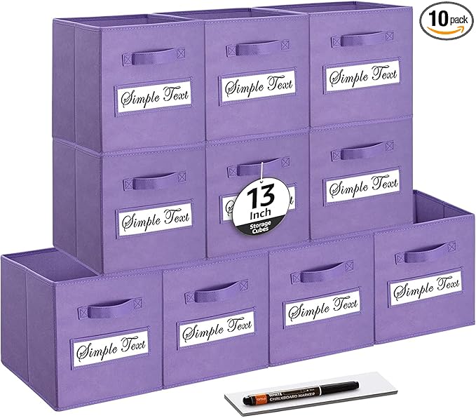 13x13x13 storage cube bins Fabric storage cubes by Artsdi