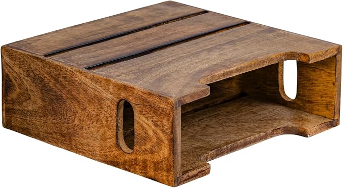 Mie Creations Wooden Magazine Holder Rack - Image 5