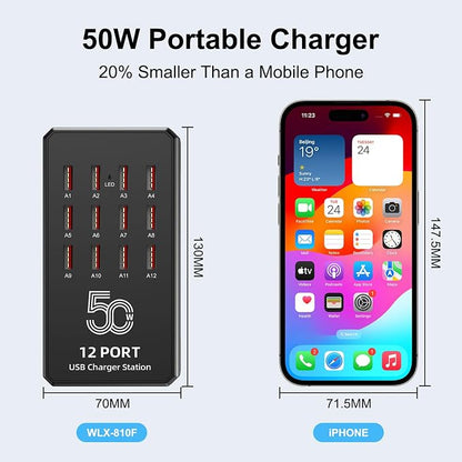50W 12-Port USB Charging Station - Image 5