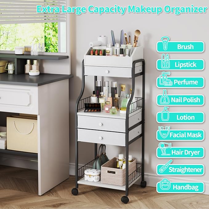 HapiRm Floor Makeup Organizer Storage - Image 5