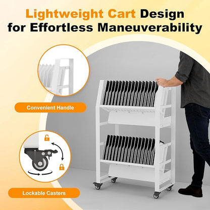 32 Device Mobile Charging Cart Universal Open Charging Station - Image 4