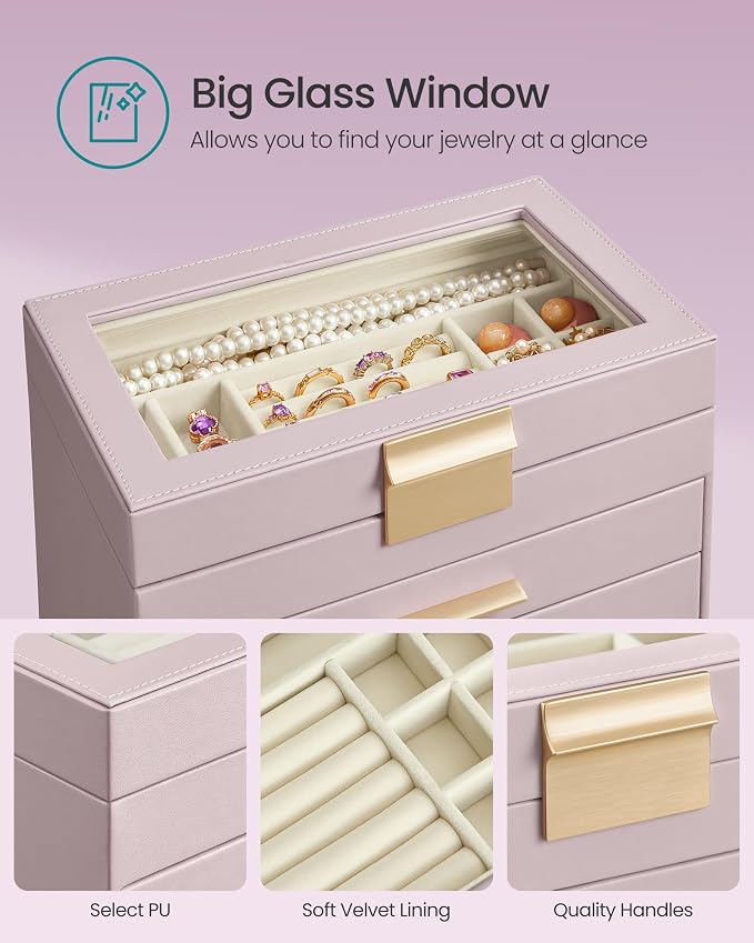 SONGMICS Jewelry Box Organizer - Image 4