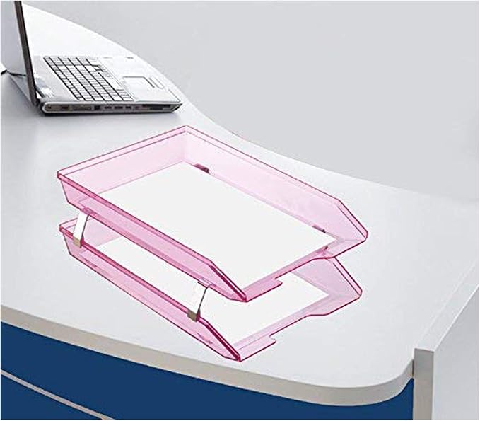Acrimet Facility 2 Tier Letter Tray, Front Load, Letter Size/A4, Desktop File - Image 4