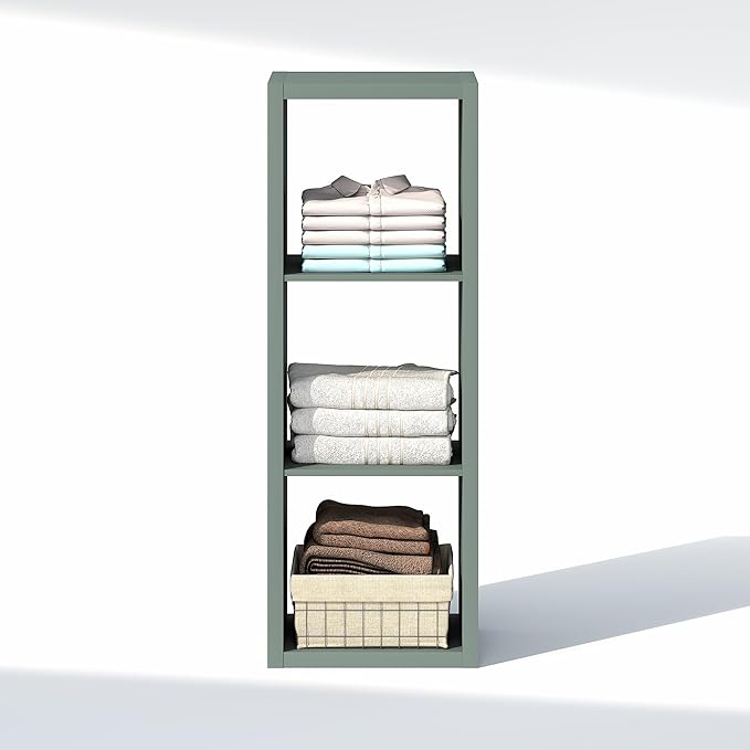 Furinno Cubic Closet Organizers and Storage, 3-Cube Closet Organizer, Open - Image 6