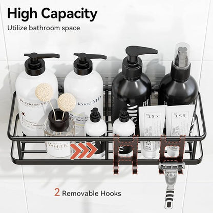 YASONIC Shower Caddy Adhesive, Rustproof Shower Organizer - Image 4