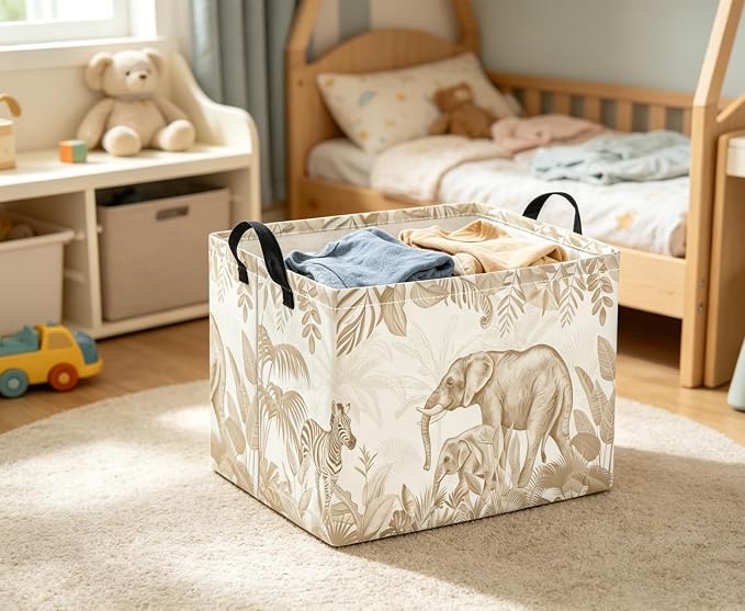 Rectangular Baby Kids Storage Basket - Image 4