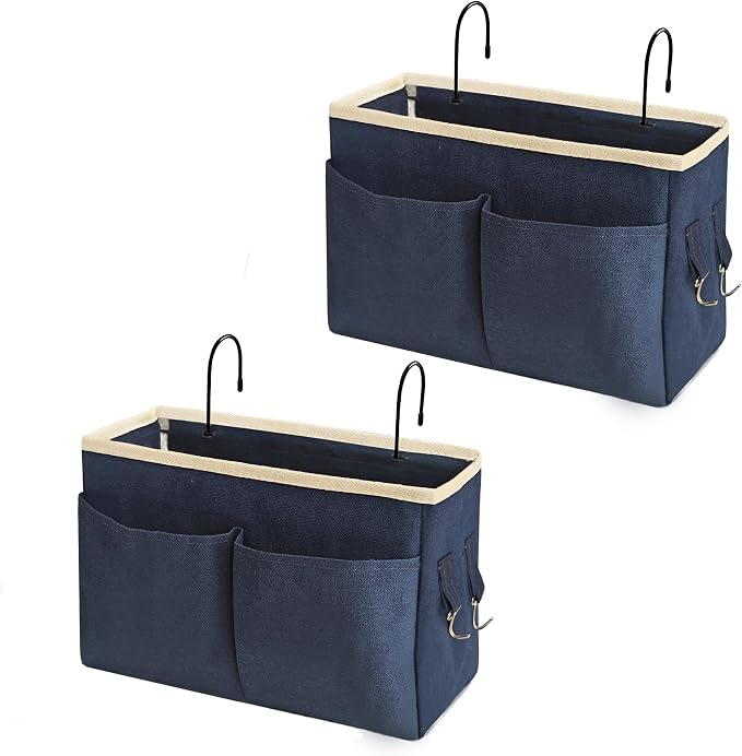 Bedside Caddy Bedside Hanging Storage Basket Multi-Function Organizer Caddy by Someteth