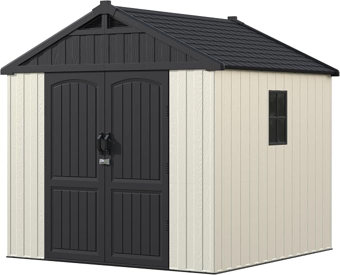 Devoko 8 x 8 FT Plastic Storage Shed - Image 8