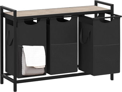 Heybly Laundry Hampers, 3 × 12.5 Gal Laundry Basket - Image 9