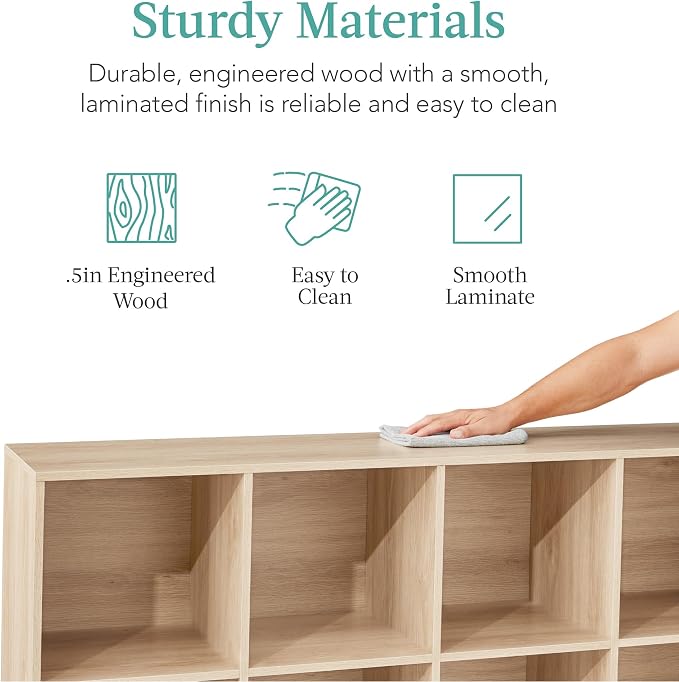 Best Choice Products 8-Cube Storage Organizer, 11in Shelf Opening, Display Shelf - Image 7