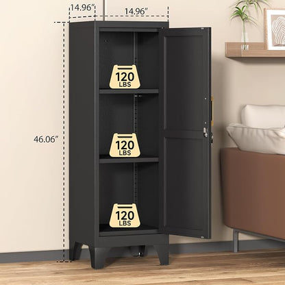 46" H Metal Locker Cabinet, Small Locker - Image 3