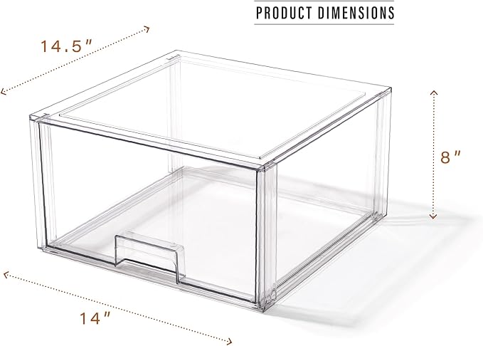 BINO | Stackable Storage Drawers, Tall X-Large - Image 2