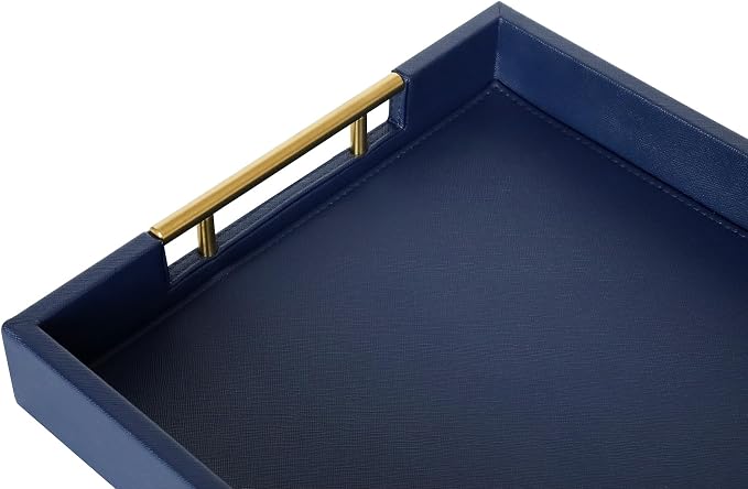 HofferRuffer Faux Leather Serving Tray - Image 7