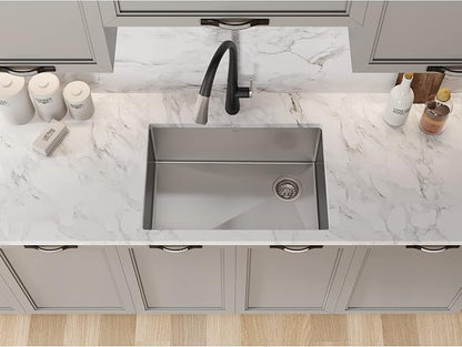 Kraus KHU111-25 Standart PRO 16 Gauge Undermount Single Bowl Stainless Steel - Image 19