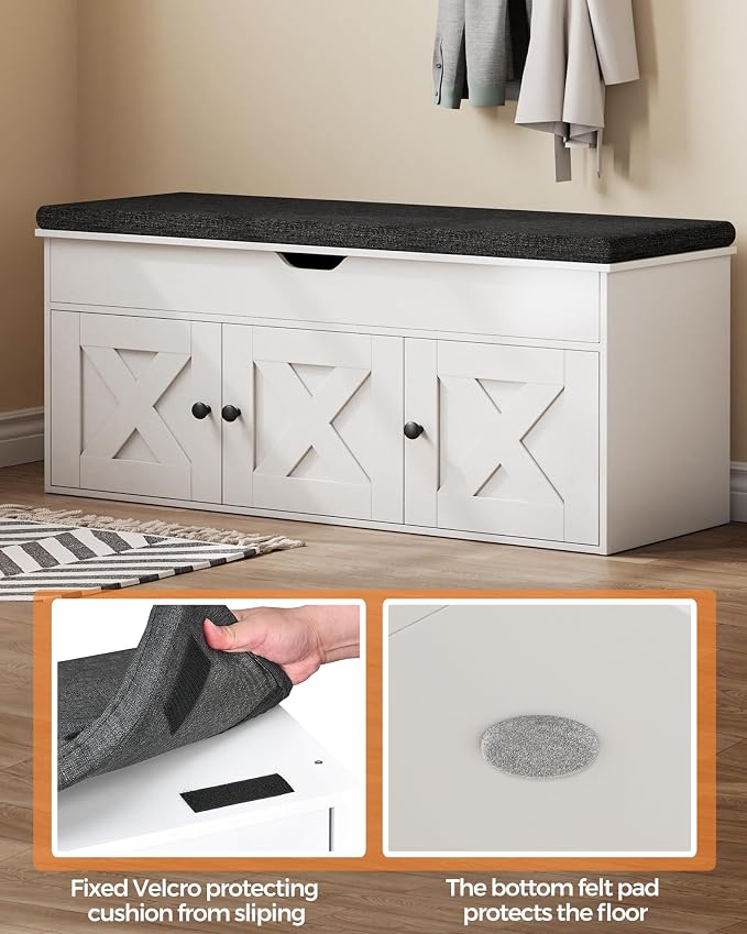 Homleke Shoe Storage Bench - Image 7