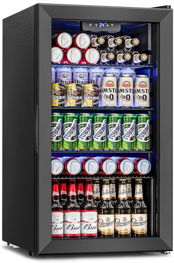 Beverage Refrigerator and Cooler by Feelfunn