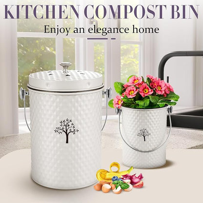AOSION Countertop Kitchen Odorless Compost Bin - Image 4