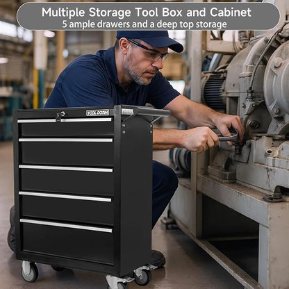 5-Drawer Rolling Tool Chest - Image 4