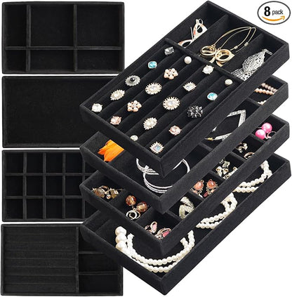 Jewelry Organizer Tray Set Of 8 Jewelry Trays by ERLSTE