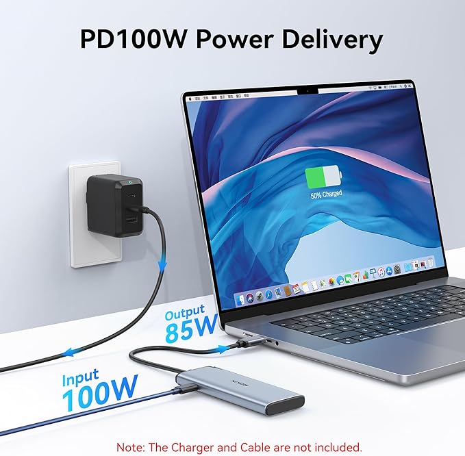 USB C to USB C Hub Dual Monitor, USBC Splitter - Image 7
