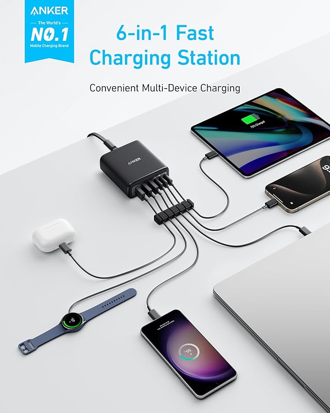 Anker Desktop Charger, Fast Charging USB C Charger - Image 2
