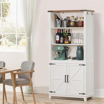 70in Tall Bookshelf 5 Tier Bookcase - Image 7