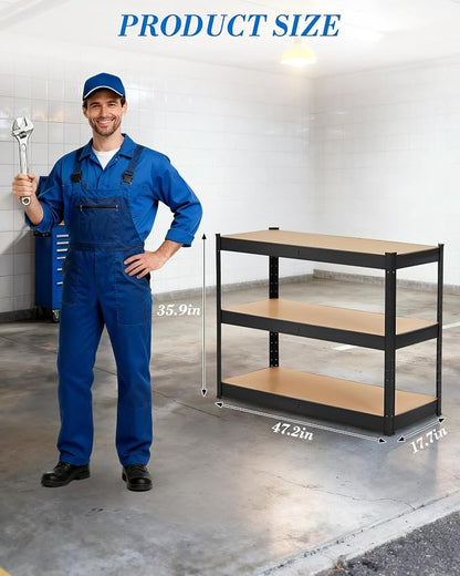 Garage Storage Shelves, Loads 1320 LBS, Metal Storage Utility Racks - Image 3