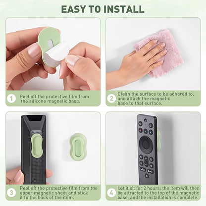 VZZNN 6 Pack Magnetic Remote Control Holder Wall Mount - Image 6