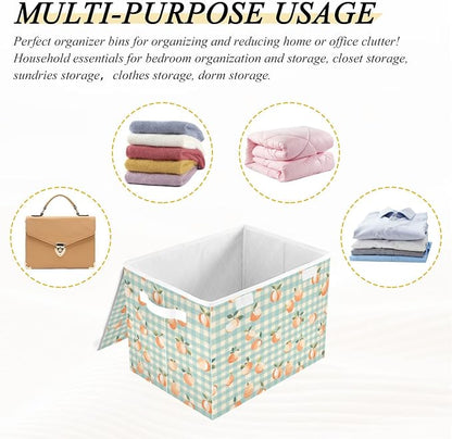 Storage Bins with Lids Storage Containers Storage Box with Handles Storage - Image 5
