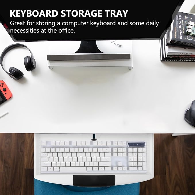 Desk Keyboard Tray Sliding Drawer - Image 4